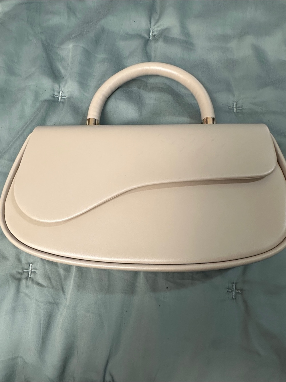 Milan Chiva-Small Elegant Cream Top-Handle & Crossbody Women's Bag